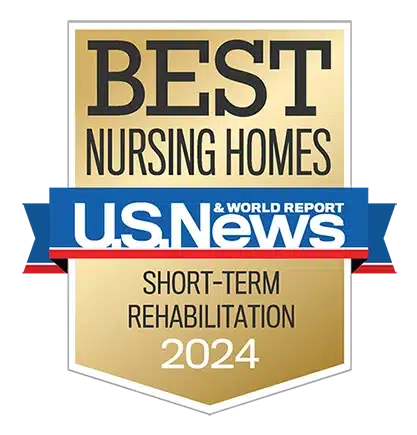 U.S. News Best Nursing Homes Short-Term Rehabilitation Badge