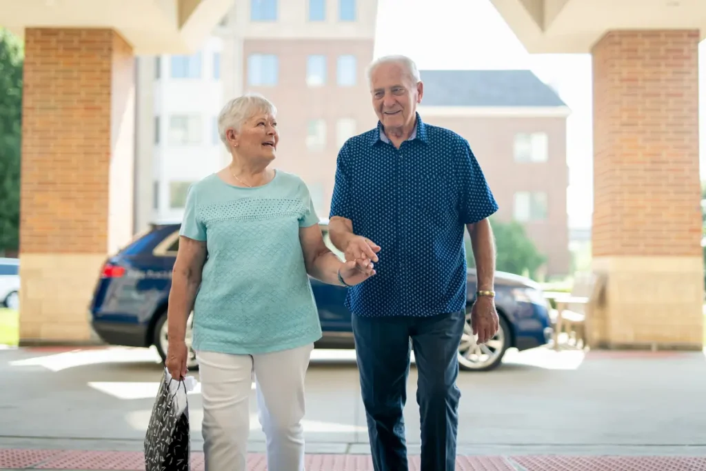 Residents enter Park Place